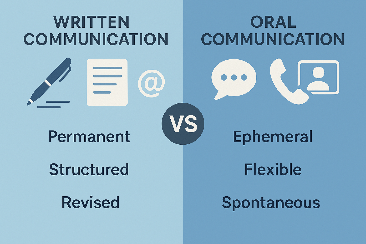 Written vs. Oral Communication: What’s the Difference? – Harmony's ...